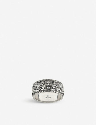 Gatto sterling silver ring