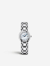 L8.110.4.87.6 Prima Luna stainless steel and diamond watch