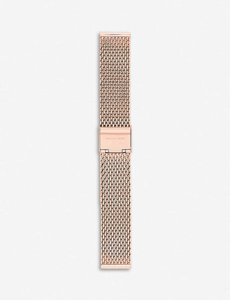 Runway rose-gold-plated stainless-steel watch strap