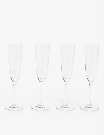 Belgravia champagne flutes set of four