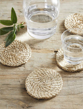 Jute woven coasters – set of four