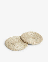 Jute woven coasters – set of four