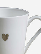 Heart bone-china mug 9cm