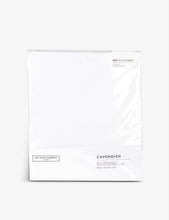 Cavendish cotton double fitted sheet