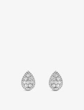 Serpent Bohème 18ct white-gold and 0.66ct diamond stud earrings