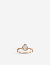 Serpent Bohème 18ct rose gold and 0.32ct diamond ring