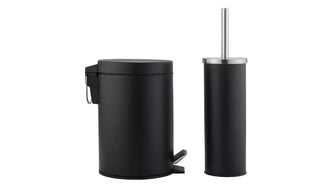 Habitat Slow Close Bin and Toilet Brush Set - Black