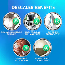 8pk Kettle Descaler Tablets  Kettle Limescale Remover Kettle Descaler Sachets  Steriliser Descaler for Kettle Tablets  Iron Descaler for Steam, Kettle Cleaner, Coffee Machines