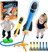 DejaNard Toys for 3-10 Year Old Boys, Rocket Toy Launcher for Kids Gifts for 4 5 6 Year Old Girls Boys Toys Age 4-9 Outdoor Toys Garden Toys Stomp Toy Rockets Christmas Xmas Gifts for Kids Eve