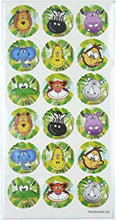 Henbrandt Large Jungle Stickers 180 Assorted Animal Zoo Safari Stickers Boys Girls Teachers School Reward Party Favours Scrapbook