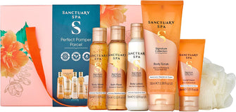 Sanctuary Spa Gift Set Perfect Pamper Parcel Gift For Women, Birthday, Christmas, Vegan and Cruelty Free 355 ml