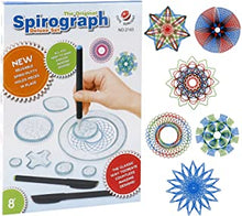 Gobesty Spirograph, Spirograph Deluxe Set with 28 Accessories, Spirograph Drawing Set, Geometric Drawing Ruler, Spirograph Art Design Set for Kids and Adults