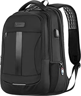 Laptop Backpack, Anti-Theft Business Travel Work Computer Rucksack with USB Charging Port, Large Lightweight College High School Bag for Boy Men Women (15.6inch)