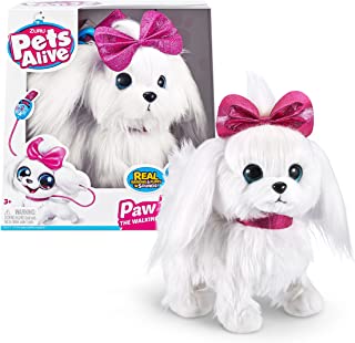 Pets Alive Lil' Paw Paw The Walking Puppy Robotic Toy, Electronic Plush, by ZURU