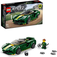 LEGO 76907 Speed Champions Lotus Evija Race Car Toy Model for Kids, Collectible Set with Racing Driver Minifigure, Gifts for Boys & Girls