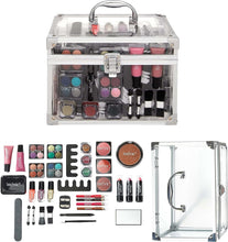 Technic 36 Pcs Clear Carry & Storage Train Case Including Beauty Makeup Cosmetics & Tools