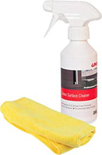 Unika CLEANGLOSS250-AZ Non-Aerosol Gloss Surface Cleaner and Microfibre Cloth 250ml, White/Yellow