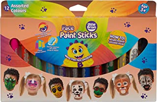 Little Brian Face Paint Sticks Assorted,12 x 6g