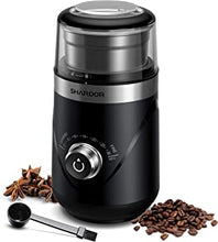 SHARDOR Coffee Grinder Electric with Adjustable Precision Setting, Removable Stainless Steel Cup, 25000rpm Powerful Grinder for Dried Spice, Pepper, Grain, Coffee Bean, Nuts