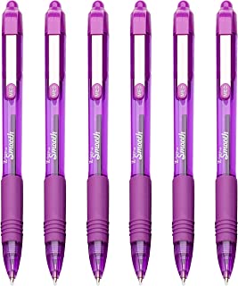 Z-Grip Smooth - Retractable Ballpoint Pen - Pack of 6 - Purple