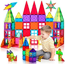 Magnetic Building Blocks Tiles Toy 64PCS Kids Learning Educational Construction Toys Gift for Boys Girls Stronger Magnetic Toys Building & Construction Toys for 3+ Year Old