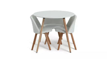 Habitat Quattro White Dining Table & 4 White Chairs
