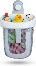 Munchkin Super Scoop Baby Bath Toy Storage Basket & Net, Removable Wall Hanging Bath Tidy, Baby Bath Caddy & Bath Organiser Rack, Shower & Bath Toy Holder, Bathroom Toy Net with Suction Cup & Handle