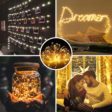 [2 Pack] Fairy Lights Battery Powered, 12M 120 LED Battery Christmas String Lights Operated Waterproof Decorative Lighting for Outdoor/Indoor Bedroom, Party,Patio,Warm White