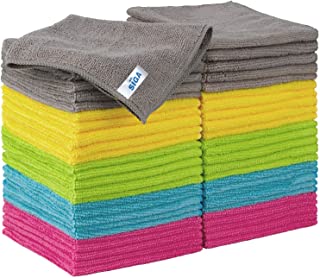 MR.SIGA Microfiber Cleaning Cloth, All-Purpose Cleaning Towels, Pack of 50, Size 11.8 x 11.8 in