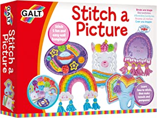 Galt Toys, Stitch a Picture, Kids' Craft Kits, Ages 5 Years Plus