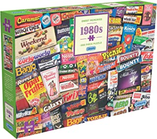 1980s Sweet Memories 1000 Piece Jigsaw Puzzle | Retro Sweets | Sustainable Puzzle for Adults | Premium 100% Recycled Board | Gibsons Games