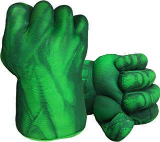 Superhero Hands Gloves Superhero Toy Fists Kids Soft Plush Superhero Costume Accessories Superhero Costumes Gloves Cosplay for Boy Girl Christmas Halloween Birthday Gift (1 Pair)