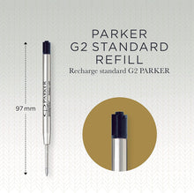 Parker Ballpoint Pen Refills  Medium Point  Black QUINKflow Ink  2 Count