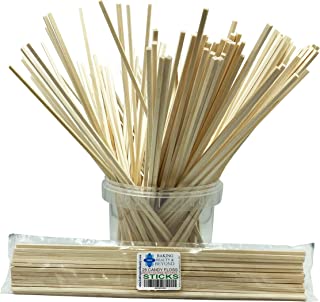 25 Candy Floss Cotton Candy Food Grade Beech Wood Sticks 11 Inch (275mm)