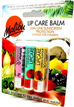 MALIBU LIP CARE BALM UVA/UVB SUNSCREEN PROTECTION SPF30 3PK