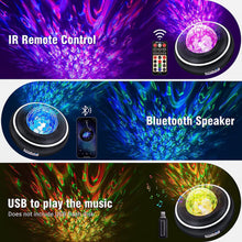 Galaxy Projector, Star Night Light Projector with and Music Bluetooth Speaker, Ceiling Starry Star Light for Kids Baby Adults Bedroom/Party/Game Rooms/Home Theatre