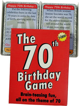 GoForItGames.com The 70th Birthday Game. The happiest way to say Happy 70th Birthday for everyone looking for 70th birthday gifts for men or 70th birthday gifts for women.