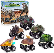 Dinosaur Toys for Boys Toys, Kids Toys Dinosaur Toys for 3 Year Old Boys 6 Pack Toddler Toys Pull Back Toy Cars for 2 Year Old Boys Christmas Birthday Easter Gifts for 2 3 4 5 6 Boys Girls