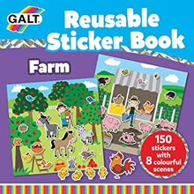 Galt Toys, Reusable Sticker Book - Farm, Sticker Books, Ages 3 Years Plus