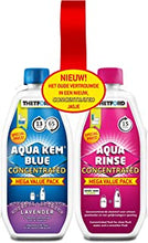 Thetford 30459CO Toilet Fluid and Rinse Concentrate Duo Pack, Blue & Pink, 1.53 Litre