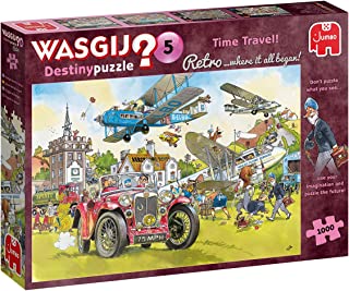 Jumbo, Wasgij, Retro Destiny 5 - Time Travel!, Jigsaw Puzzles for Adults, 1,000 piece