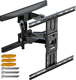 Invision TV Wall Bracket Mount for 37 40 43 55 58 65 Inch TVs - VESA 200x200mm to 400x400mm - Tilt, Swivel, Extends & Retracts - Strong Double Arm Max Load Capacity 45.5kg (EV600)