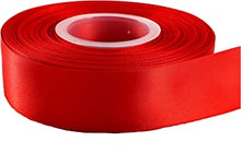 25 Yards / 23 Meters Of Satin Ribbon 20mm In Multiple Colours Satin Ribbon Tying Gift Ribbon Wedding Trimming Crafts Apron Deco. Many Colours (Red)