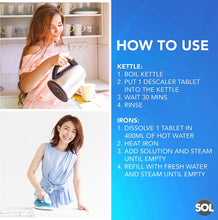 8pk Kettle Descaler Tablets  Kettle Limescale Remover Kettle Descaler Sachets  Steriliser Descaler for Kettle Tablets  Iron Descaler for Steam, Kettle Cleaner, Coffee Machines