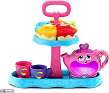 LeapFrog 603203 Musical Rainbow Party Learning Toy and Pretend Play Educational Tea Set for Children with Shape Sorter, Lights and Songs, Multi-Colour