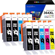 GPC Image Multipack Ink Cartridges Replacement for HP 364XL 364 Compatible with 5510 5520 5522 5524 6510 6520 B8550 C5388 7510 7520 4620 4622 3070A (Black Cyan Magenta Yellow, 10-Pack)