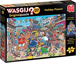 Jumbo, Wasgij, Original 37 Holiday Fiasco, Jigsaw Puzzles for Adults, 1,000 Piece