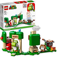 LEGO 71406 Super Mario Yoshi’s Gift House Expansion Set, Collectible Toy, Gifts for 6 Plus Year Old Girls & Boys with Yoshi and Monty Mole Figures