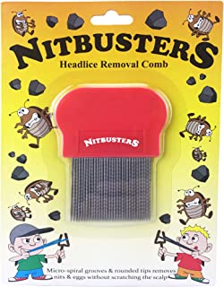 Nitbusters Headlice Nit Removal Comb with Spiral Grooves