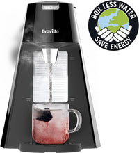 Breville HotCup Hot Water Dispenser  3 kW Fast Boil  Adjustable Cup Height  1.7 L  Gloss Black [VKT124]